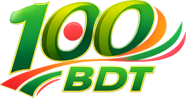 100 bdt সোনালি লোগো